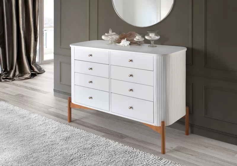 Cômoda aurora 8 gavetas