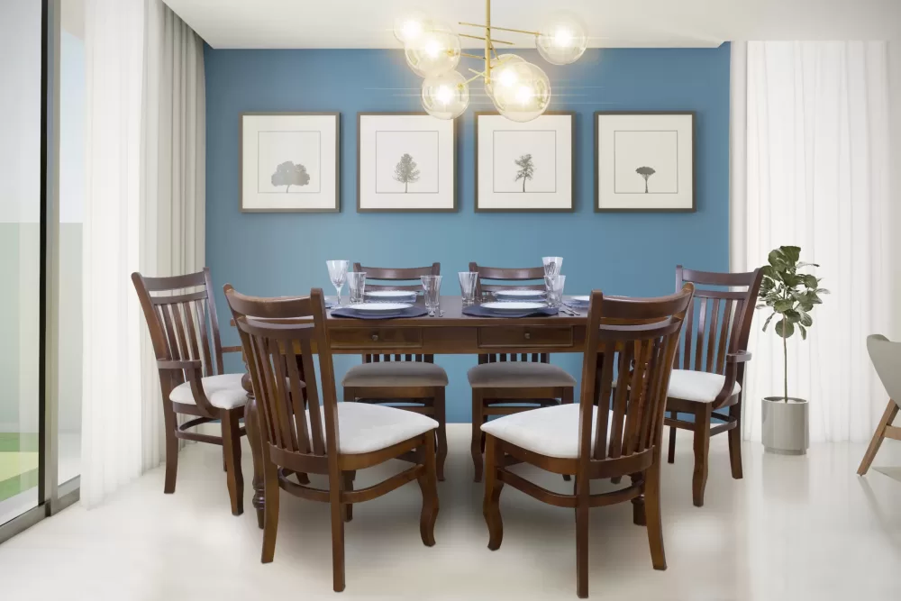 Cadeira Flórida em Madeira Maciça com Assento Estofado